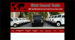 Desktop Screenshot of globalarmoredtrucks.com